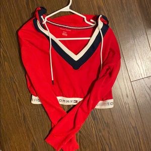 Tommy Hilfiger hodded crop sweater